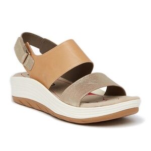 Bionica leather wedge sandals 12 M